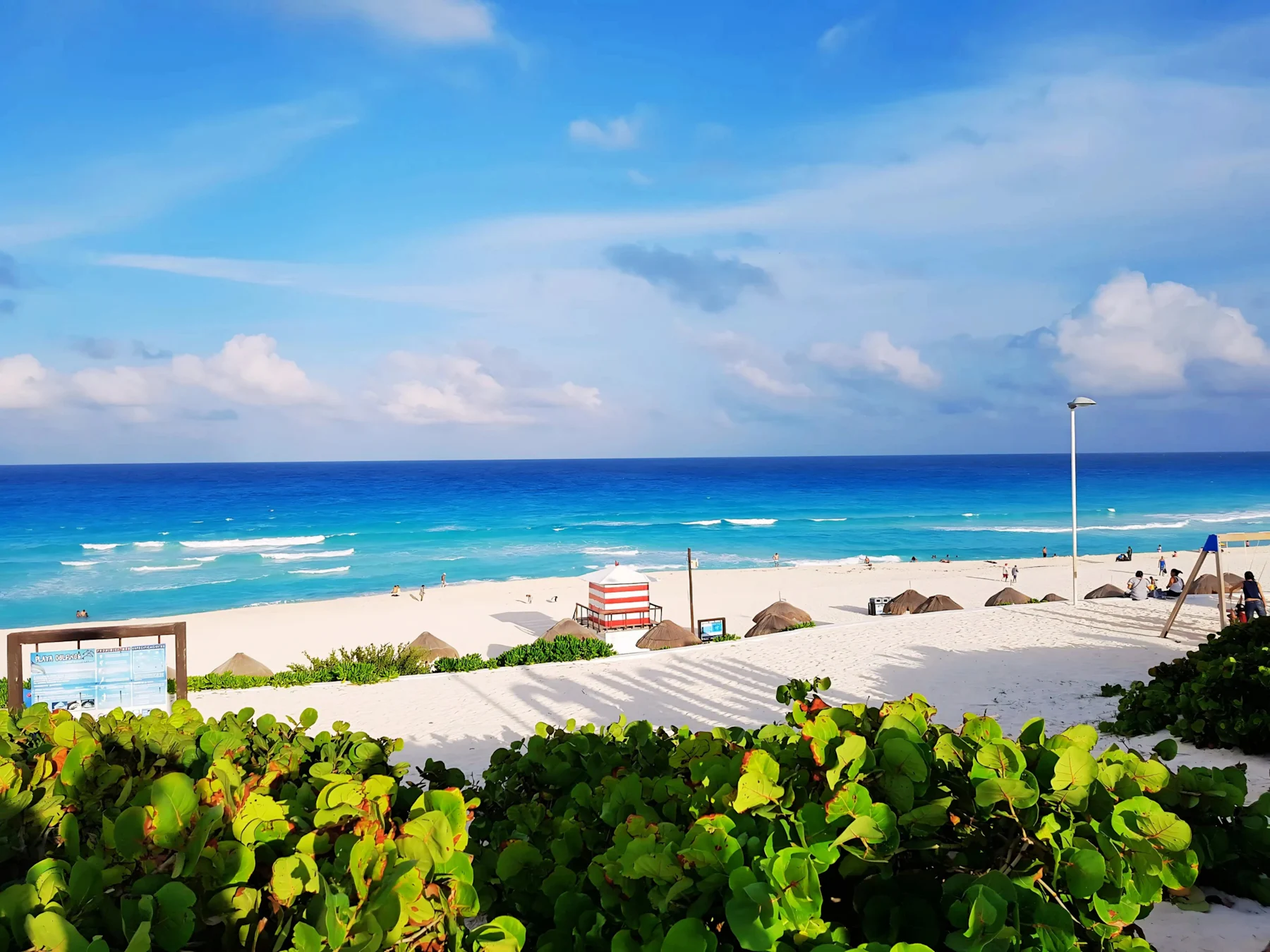 Playa Delfines beach in Cancun